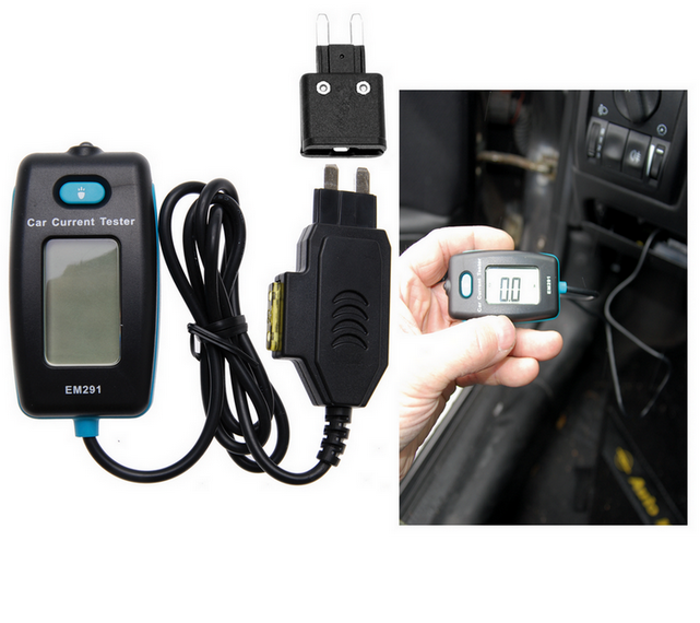 Testeur De Fusible Voltcraft CF-02S + CF-03S - Mesure Courant 20A Et Fuites 200mA Pour Véhicule