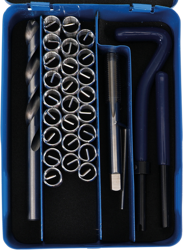 Kit Réparation Filetage M10 X 1.25 - 15 Pièces CENPEK | Réparateur Bobine Hélicoïdale Voiture | Compatible Outils Manuels