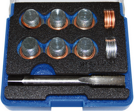 Kit de réparation de vis de carter d'huile M15 x 1,5 mm, 12 pièces
