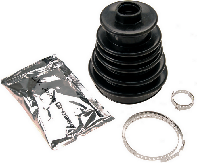 Lot De 2 Soufflets De Cardan Néoprène Universels + Graisse Et Colliers | Protection Transmission