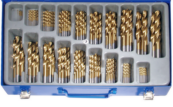 Mèches Pour Métal - Jeu De 19 Forets à Métaux HSS-TIN