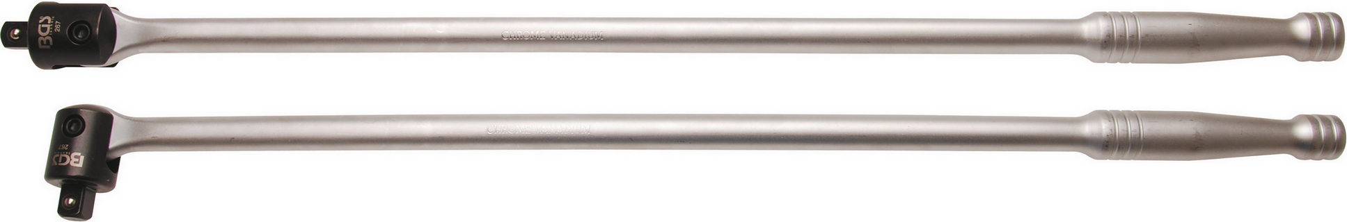 S&R Set Manche Clé à Douille Poignée Articulée 1/2" Avec Extension Et 3 Douilles 17 19 21 Poignee Articulee 600mm Extra Lourd Et Tres Resistant 16 Mm 1686 1931