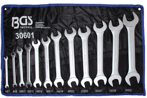 PROXXON 2223802 - Boîte De 11 Clés Plates Blanc 6-32 Mm