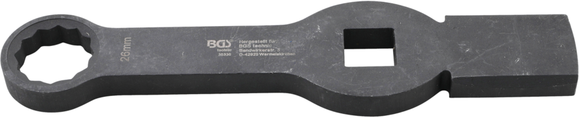 Clé Annulaire Percussion BGS 35344 - Six Pans 24mm | Pour Étriers Frein Utilitaires