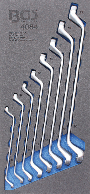 Insert De Servant BGS TECHNIC – Vide Pour Jeu De 12 Clés Mixtes 6 à 22 Mm – Réf. 68501-1