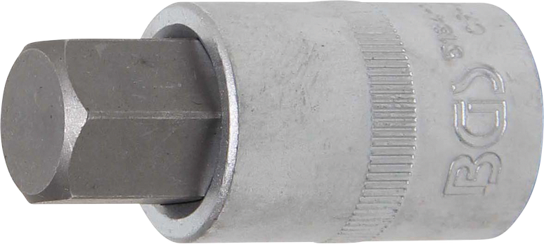 GEDORE red Douille tournevis embout 6 pans, Taille 12 mm, 1/2 12,5 mm, Douille tournevis, R62551219, Acier