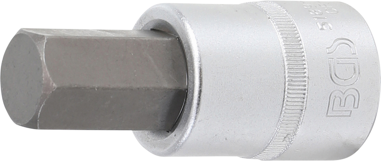 Douille à Embouts BGS 2580 10mm - Six Pans Intérieurs 7mm - 48mm Longueur
