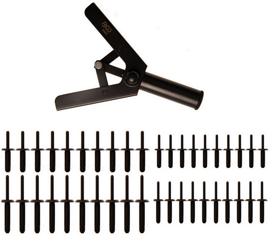 447 Pièces Kit Pinces à Rivets MMOBIEL - Outils Démontage Fixations Pare-chocs Voiture