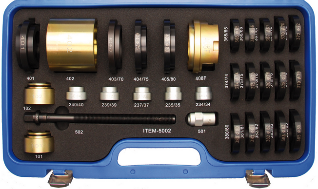 Kit outils pour montage et démontage de roulement de roues