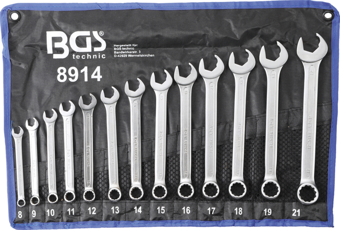 Kit 5 Clés Coniques Pour Vélo – 13/14/15/16/17 Mm, Cliquet, Acier Carbone, Avec Sac De Rangement