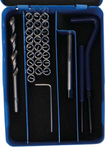 Kit Réparation Filetage OTOTEC M9x1,25 - 10 Inserts Acier, Foret Et Taraud Inclus