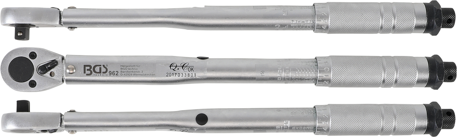 Clé à Rayons Dynamométrique BGS 8511 - 3-15 Nm - 10 Têtes Interchangeables - Pour Vélo, Moto