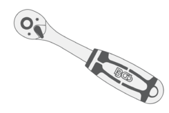 Adaptateur Rallonge Clé à Cliquet – Porte-Écrou Métallique Robuste Pour Mécanicien, Outil Pratique Auto & Bricolage
