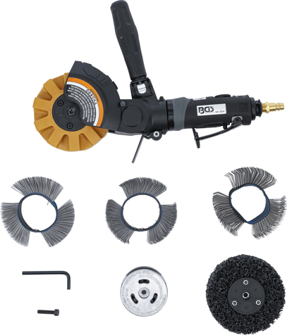 Mini Polisseuse Pneumatique Revolver Ø75mm | Vitesse 3200 Tr/min, Filetage M6 | Coffret CLAS Equipements