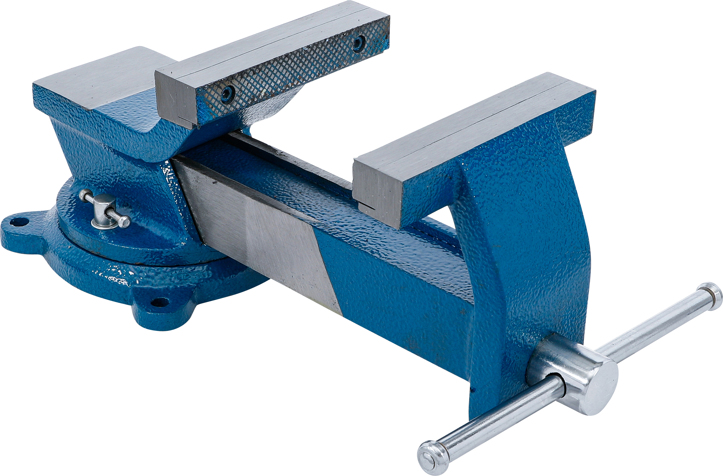Étau de mécanicien acier forgé largeur mors 100,125 ou 150mm