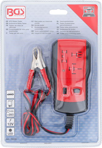 Testeur de relais automobile 12 V Vérificateur de batterie