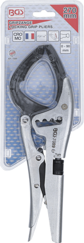 Pince étau BGS 493 - Réglage Rapide 4 Positions, 225 Mm, Acier Chromé