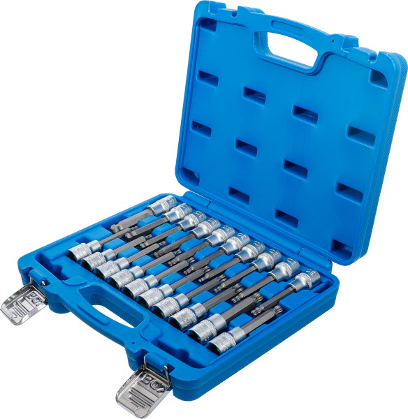 Coffret 18 Clés Six Pans Et Torx Silverline - Acier Chrome-Vanadium, Taille 1.5-10mm & T10-T50
