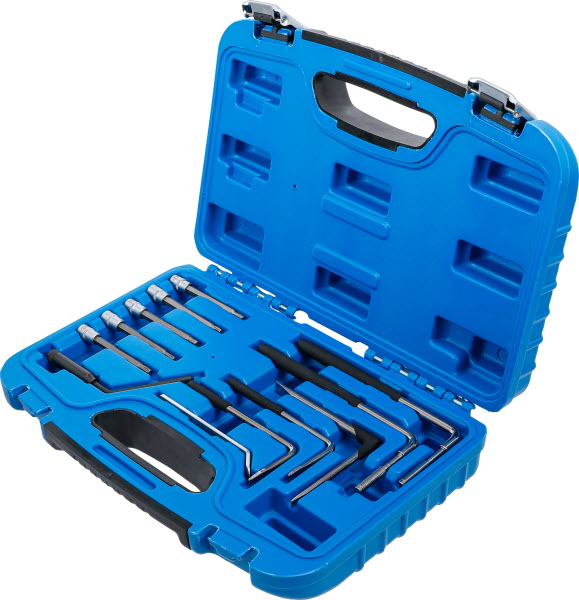 Kit Outil De Dépose Airbag WilTec - 7 Outils + Bits Pour VW, Audi, Skoda, Seat - Montage Démontage Professionnel