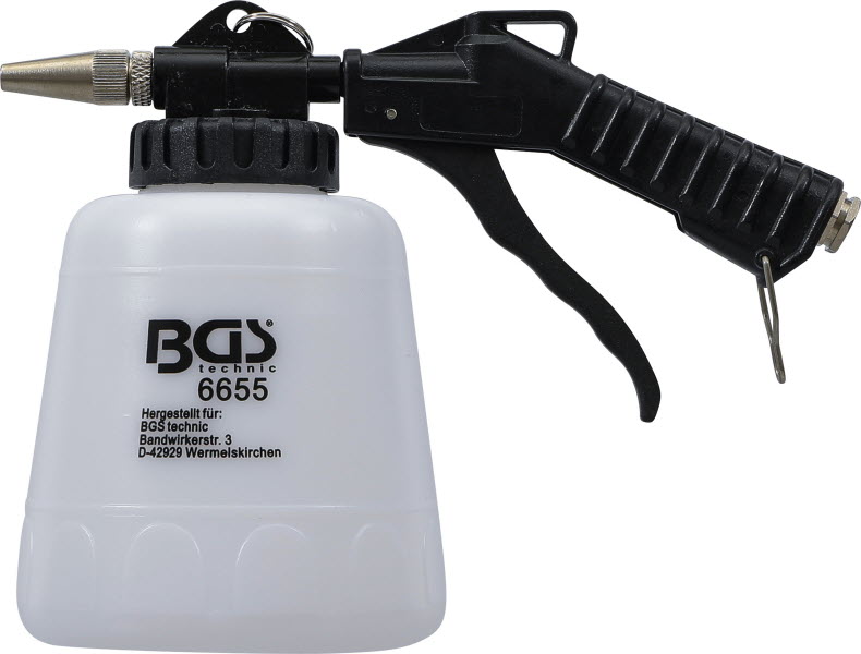 Pistolet de sablage au bicarbonate de soude à air comprimé | 1 l