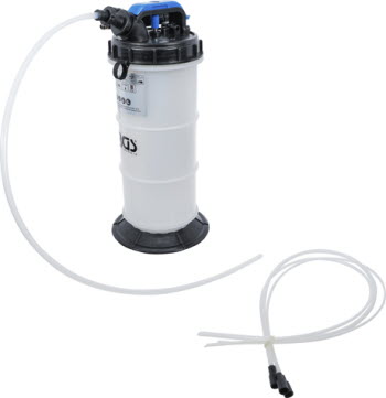 Pompe de vidange multi fluide pneumatique ou manuelle par succion, capacité  6,5 Litres