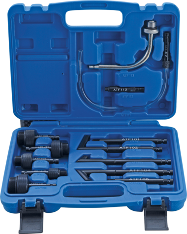 Appareil De Remplissage Huile WilTec 6L Avec 13 Adaptateurs - Pour Boîtes DSG, Différentiels Et CVT