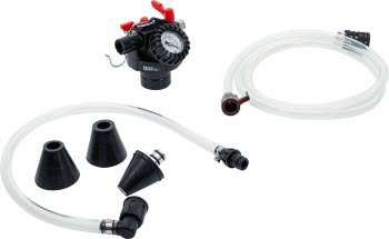 Kit Testeur Circuit De Refroidissement Voiture - 28 Pièces Avec Pompe à Main, Adaptateurs, Thermomètre - Détection De Fuites