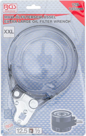 Clé à Sangle Pour Filtre à Huile - Ouverture Jusqu'à 20 Cm - Pour Voiture, Camion, Van, Camping-car - Acier Et Caoutchouc
