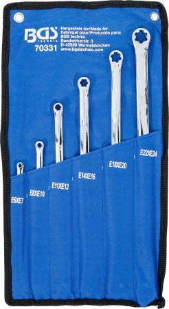 Clé Torx Force cles torx a oeil de e6-e8 e7-e11 e10-e12 e14-e18 e16-e22