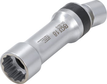 Douille Bougie 12 Pans BGS - 10mm (3/8) - 16mm - Acier Chrome-Vanadium Pour Serrage Précise